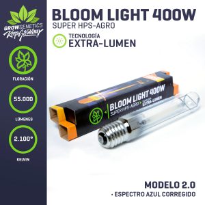 Ampolleta Sodio de Alta Presión 400W Extra Lumen - Grow Genetics