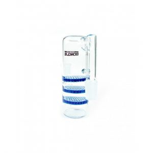 Atrapa Ceniza Triple Percolador Panal Azul 14 mm - Bonglab