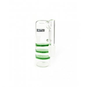 Atrapa Ceniza Triple Percolador Panal Verde 18 mm - Bonglab