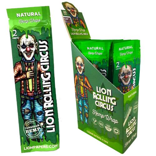 Caja x25 Blunts Natural - Lion Rolling Circus